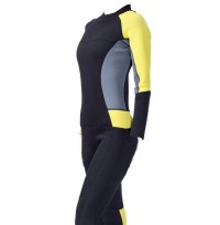 ADS019 custom antibacterial wetsuit style design ladies wetsuit style 3MM make one-piece wetsuit style wetsuit manufacturer women's wetsuit women's diving pants side view